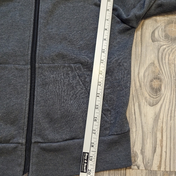 Under Armour women's hoodie full zip grey spell out Sz small - Picture 5 of 8